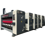 Imported High Speed Model Leadedge 2 Colour Printer Slotter And Rotary Die Machine With Stacker