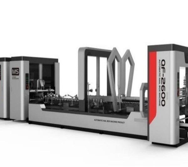 Imported Fully Automatiic Box Stitcher And Gluer Combine Model Machine